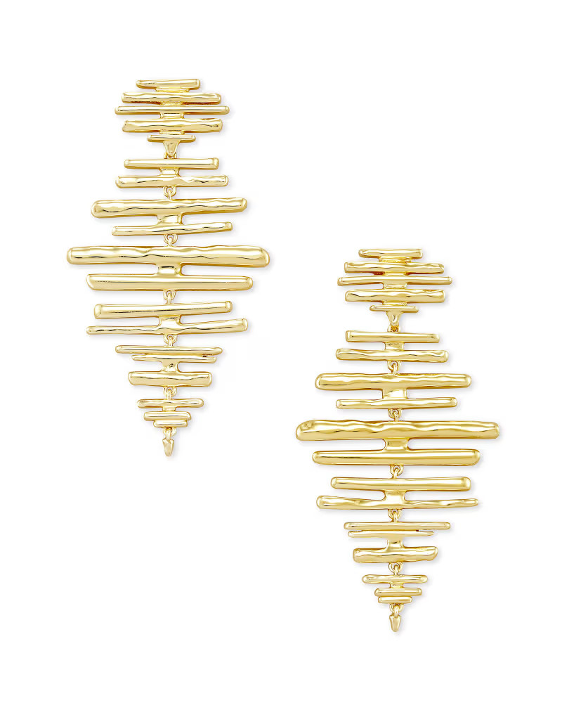 Rylan Statement Earrings in Gold | Kendra Scott