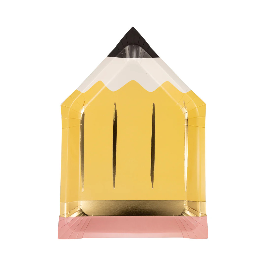 Pencil Shaped Paper Plate | My Mind's Eye