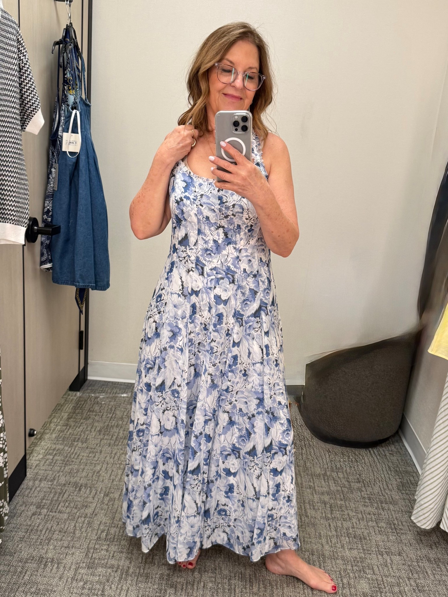 Nordstrom try-on.
I tried on the cutest dress for graduation or a special occasion. It's a little big on me.  I usually wear a size 2 in this brand, and I tried on a size 6. Anyway, I had to show you. 


#LTKMothersDay #LTKOver40 #LTKSeasonal