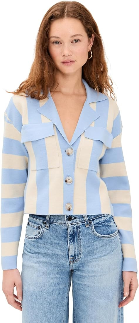 Line & Dot Women's Bradley Striped Cardigan | Amazon (US)