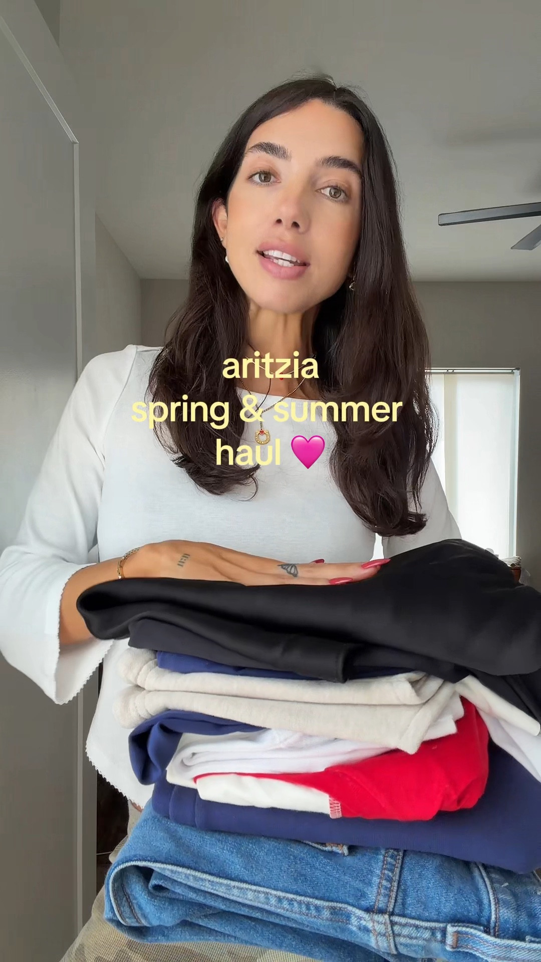 Aritzia spring and summer haul !!! (In order of what’s shown) XS black top, XS white top, M in baseball tee, 4 in biker shorts, S in tumbler tank, S in micro shorts, 25 in jeans, XS in micro shorts, S in sweat jorts, XS in black top, L in crewneck (tan micro shorts pic is wrong but that’s the link!)

#LTKgrwm #LTKootd #LTKSeasonal