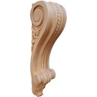 Pair Of Elegant Curvedwood Corbels For Door Surround & Mantel, 4""Wx4-3/4""Dx15-3/4""H | Etsy (US)