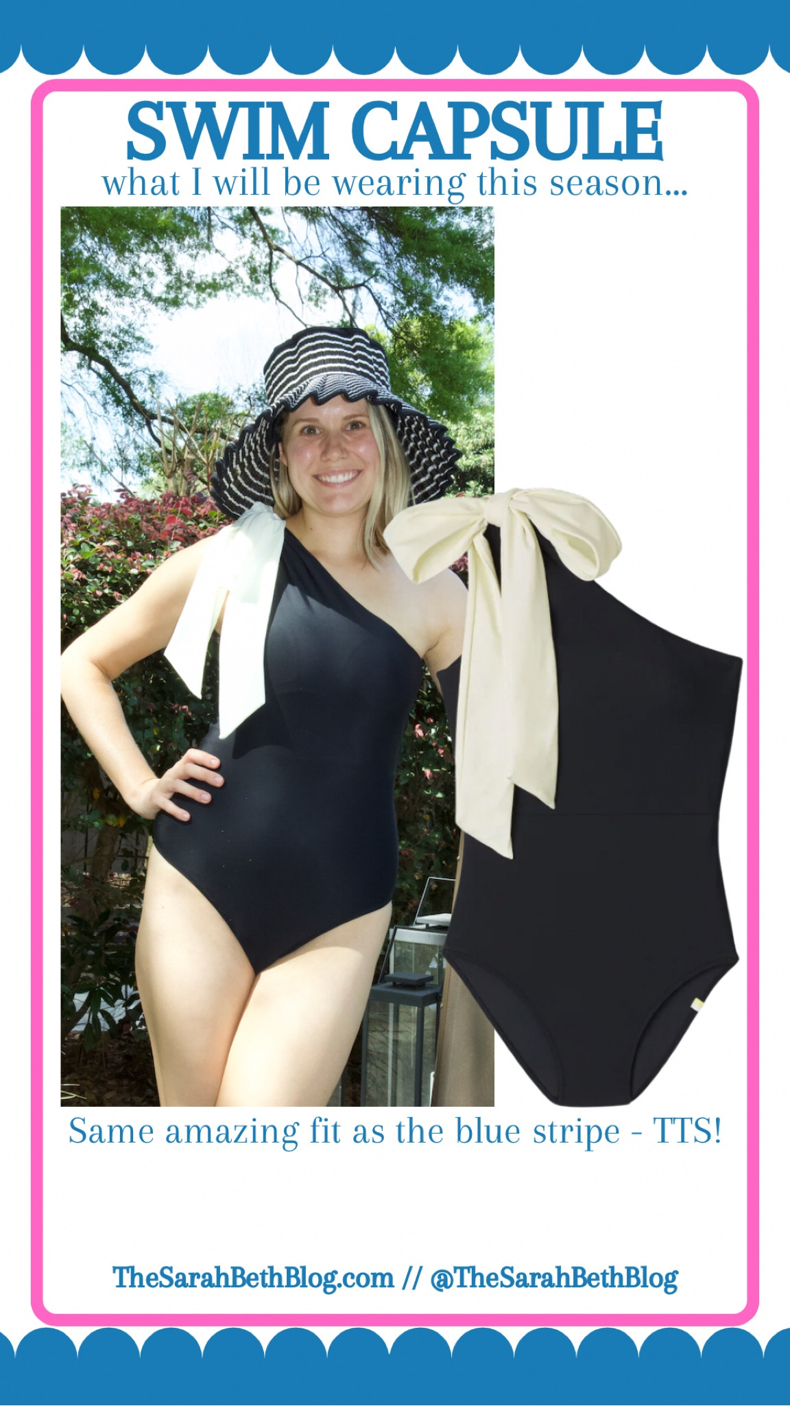 Swim capsule summersalt one shoulder bow swimsuit 

#LTKSeasonal #LTKswim #LTKtravel