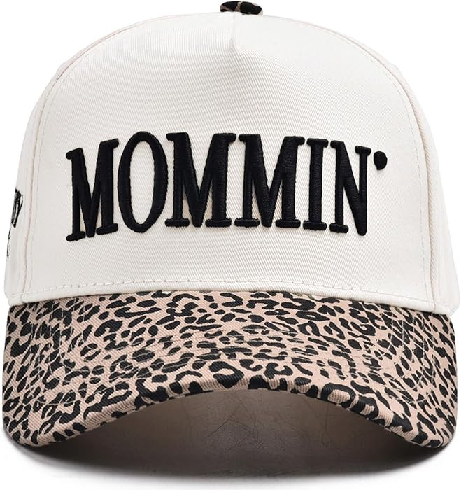Women\u2019s Mommin Trucker Hat \u2013 Vintage Two-Tone Ponytail Baseball Cap, Embroidered Adjust... | Amazon (US)