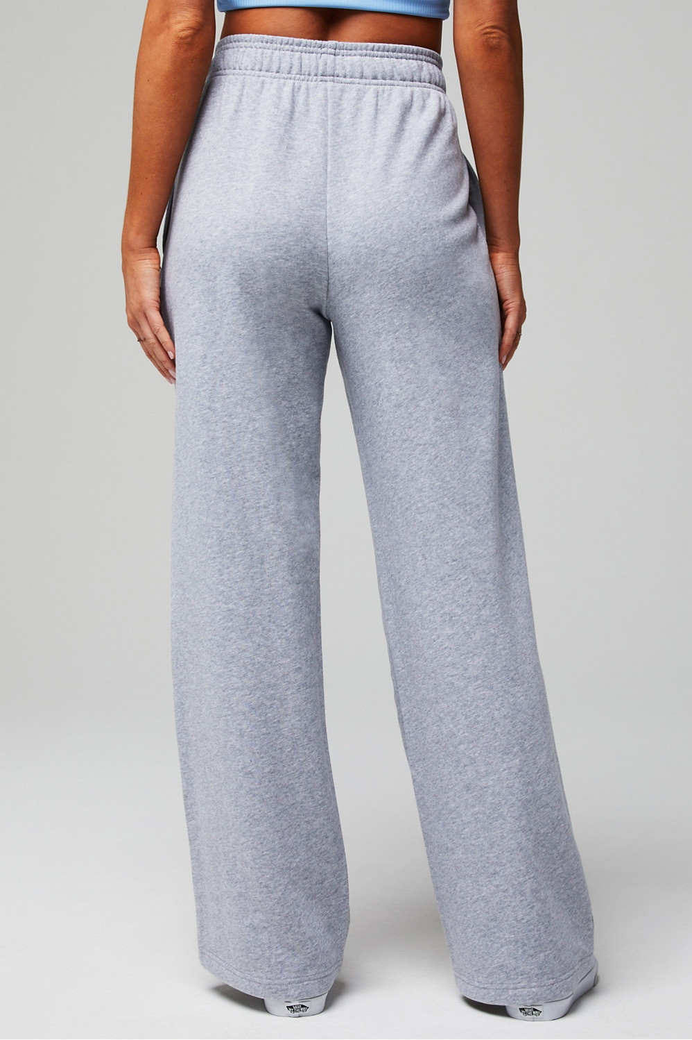 Year Round Terry Wide Leg Sweatpant | Fabletics - North America