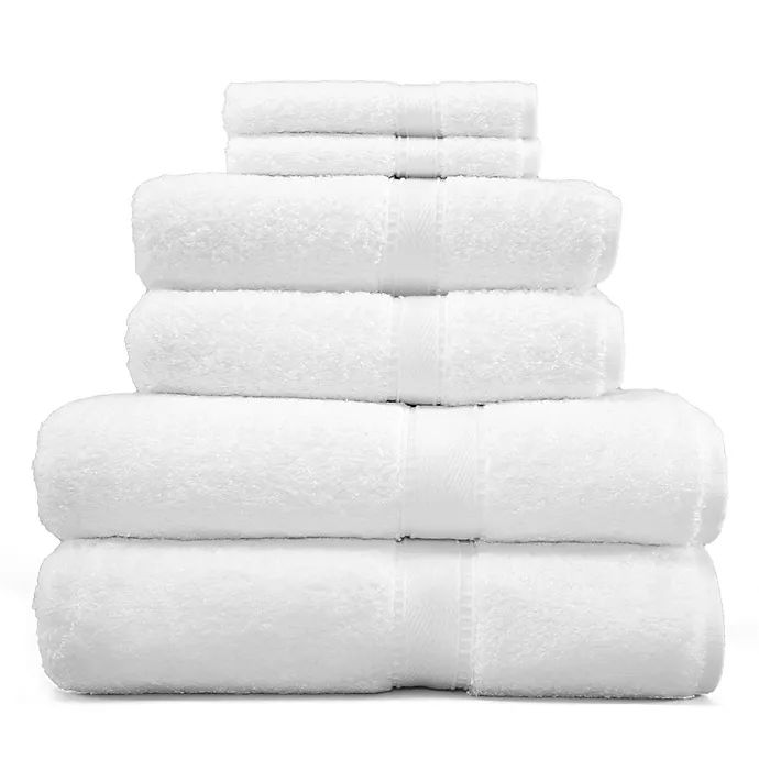 Linum Home Textiles 6-Piece Terry Towel Set in White | Bed Bath & Beyond | Bed Bath & Beyond