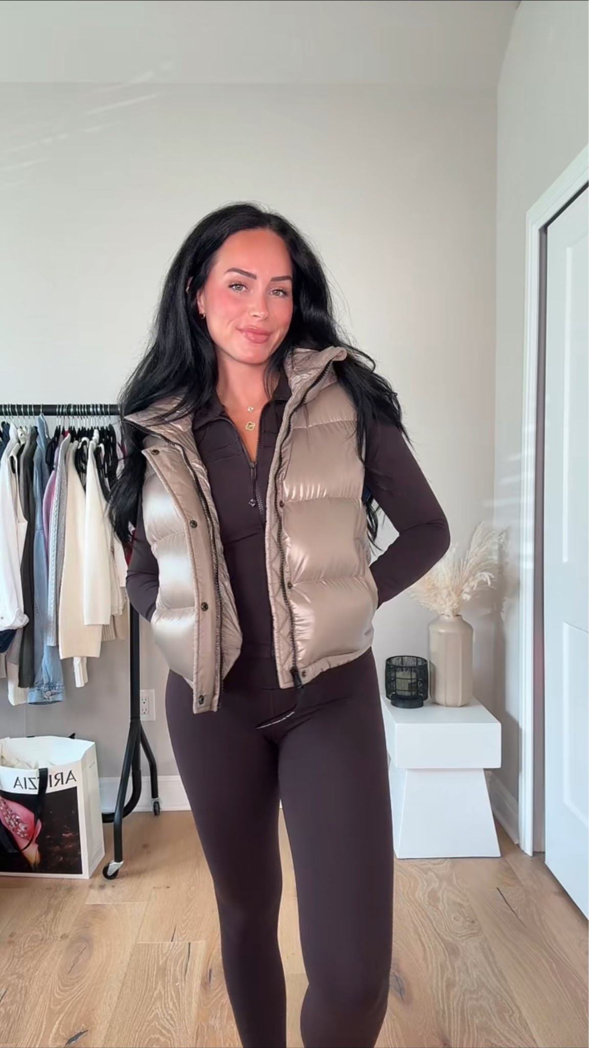 The Super Puffs are back 🙌🏻🤎 Hands down some of the BEST jackets + vests I’ve ever tried! So warm, comfy, and perfect for fall + winter. These are always some of my most-worn cold weather pieces!

My sizing 5’7, 145lbs, 32dd
I’m wearing a size small vest, size 6 zip up, size 4 leggings 

#Aritzia #SuperPuff #AritziaSuperPuff #FallJackets #WinterStyle Aritzia Super Puff, Super Puff jacket, Super Puff vest, Aritzia fall jackets, warm winter jacket @Aritzia