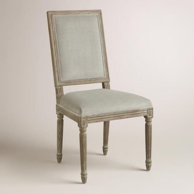 Square Back Paige Upholstered Dining Chair Set Of 2 | World Market