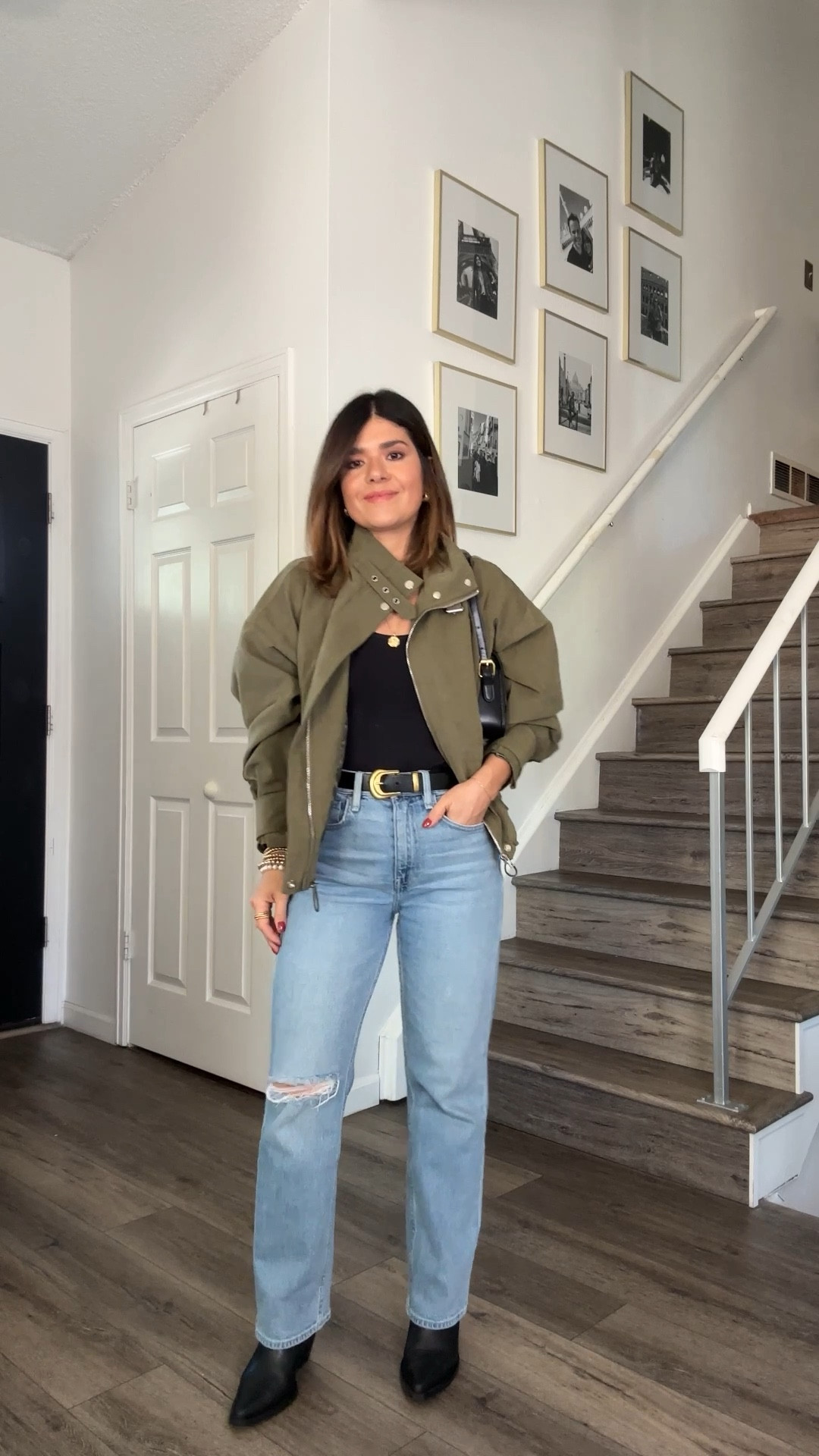 This jacket is from Amazon and under $45! Lived the quality and fit. It’s super soft! 
Jacket size small
Jeans size 25. Use code CHIC25 for 25% off

#LTKPetite #LTKSaleAlert #LTKFindsUnder100