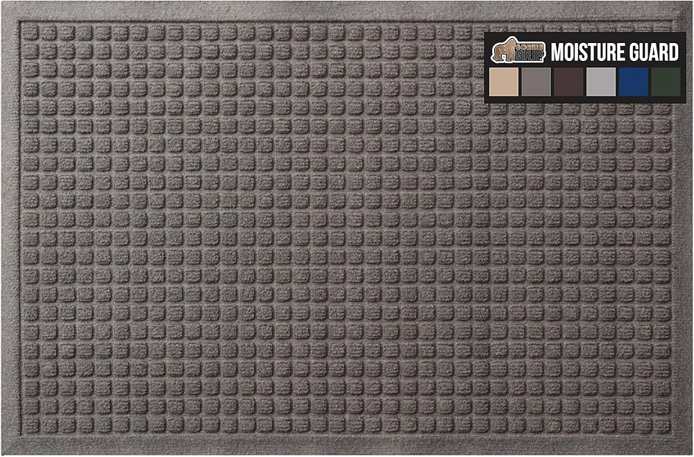 Gorilla Grip Ultra Absorbent Moisture Guard Doormat, Absorbs Up to 1.7 Cups of Water, Stain and F... | Amazon (US)