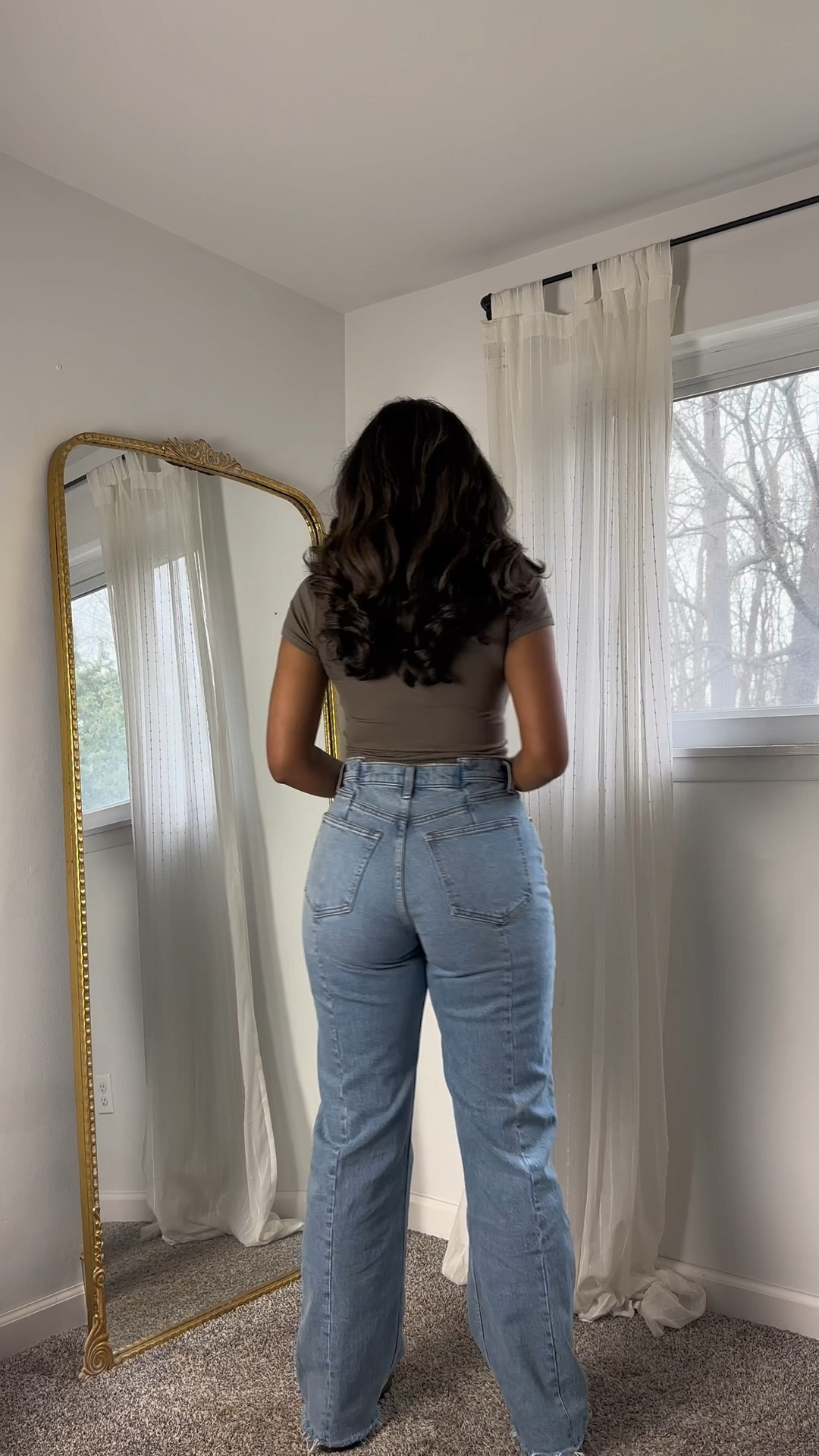 Casual outfit ideas!! Nuuds slinky rib tee size small- size 6 fashion- Abercrombie jeans curve love 28 long! Neutral style- adidas sambas! Mom fashion! Curvy style wash- medium vertical splice  

#LTKfindsunder100 #LTKstyletip #LTKfindsunder50