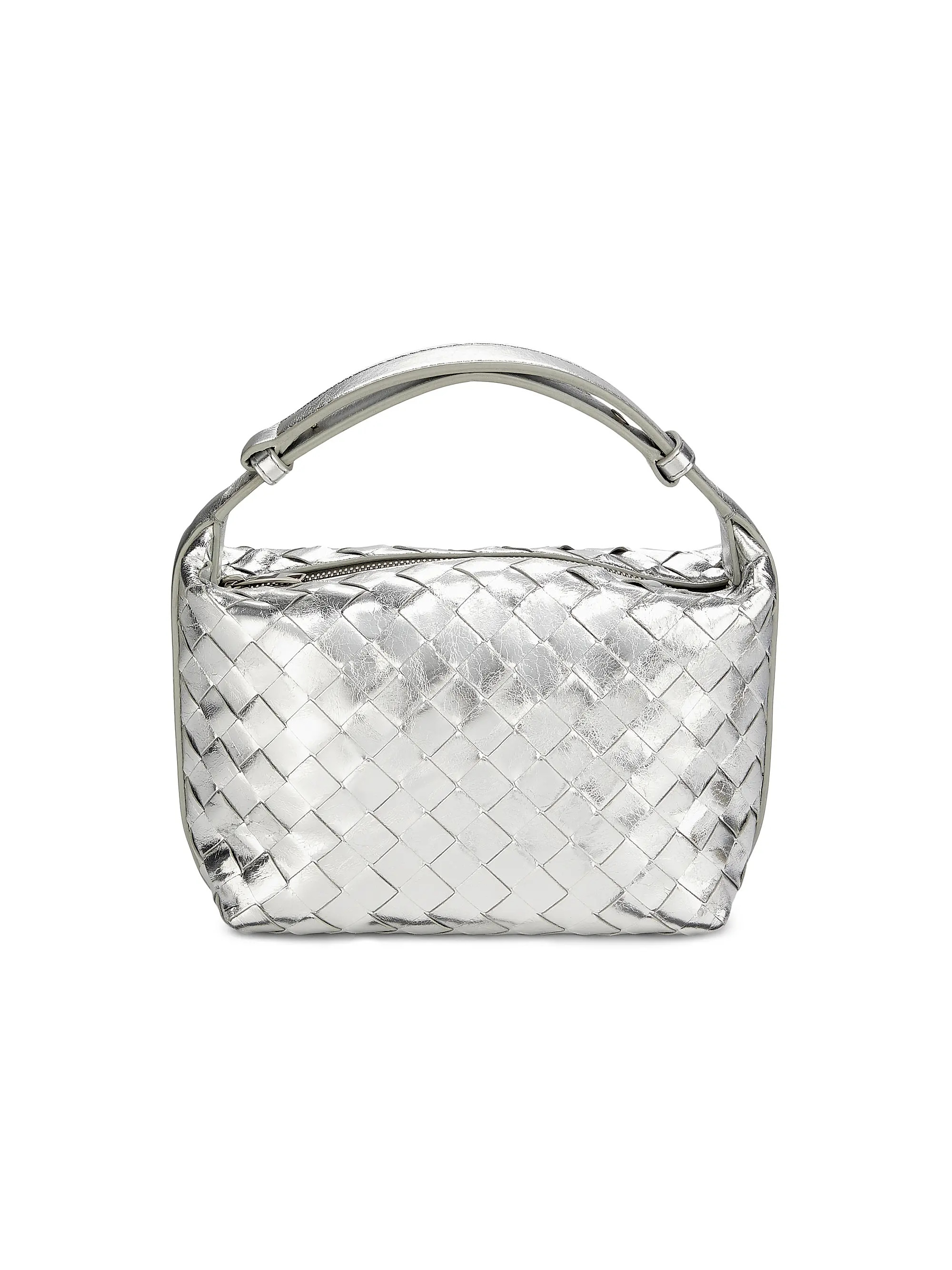 Mini Wallace Metallic Leather Top Handle Bag | Saks Fifth Avenue