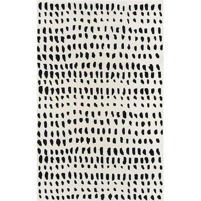 Momeni Geometric Modern Area Rugs, Off-White/Black,108" x 144" | Walmart (US)