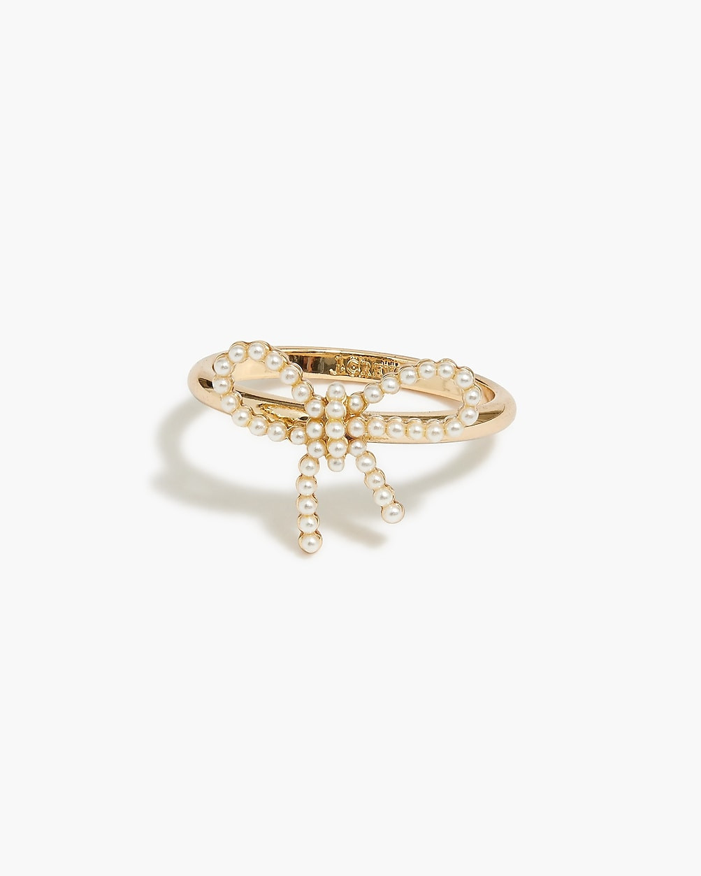 Pearl bow ring | J.Crew Factory