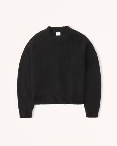 Women's Chenille Classic Crew Sweater | Women's Tops | Abercrombie.com | Abercrombie & Fitch (US)