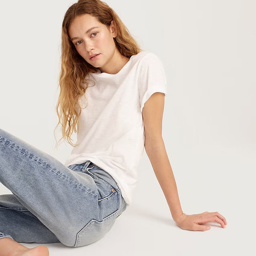 Vintage cotton crewneck T-shirt | J. Crew US