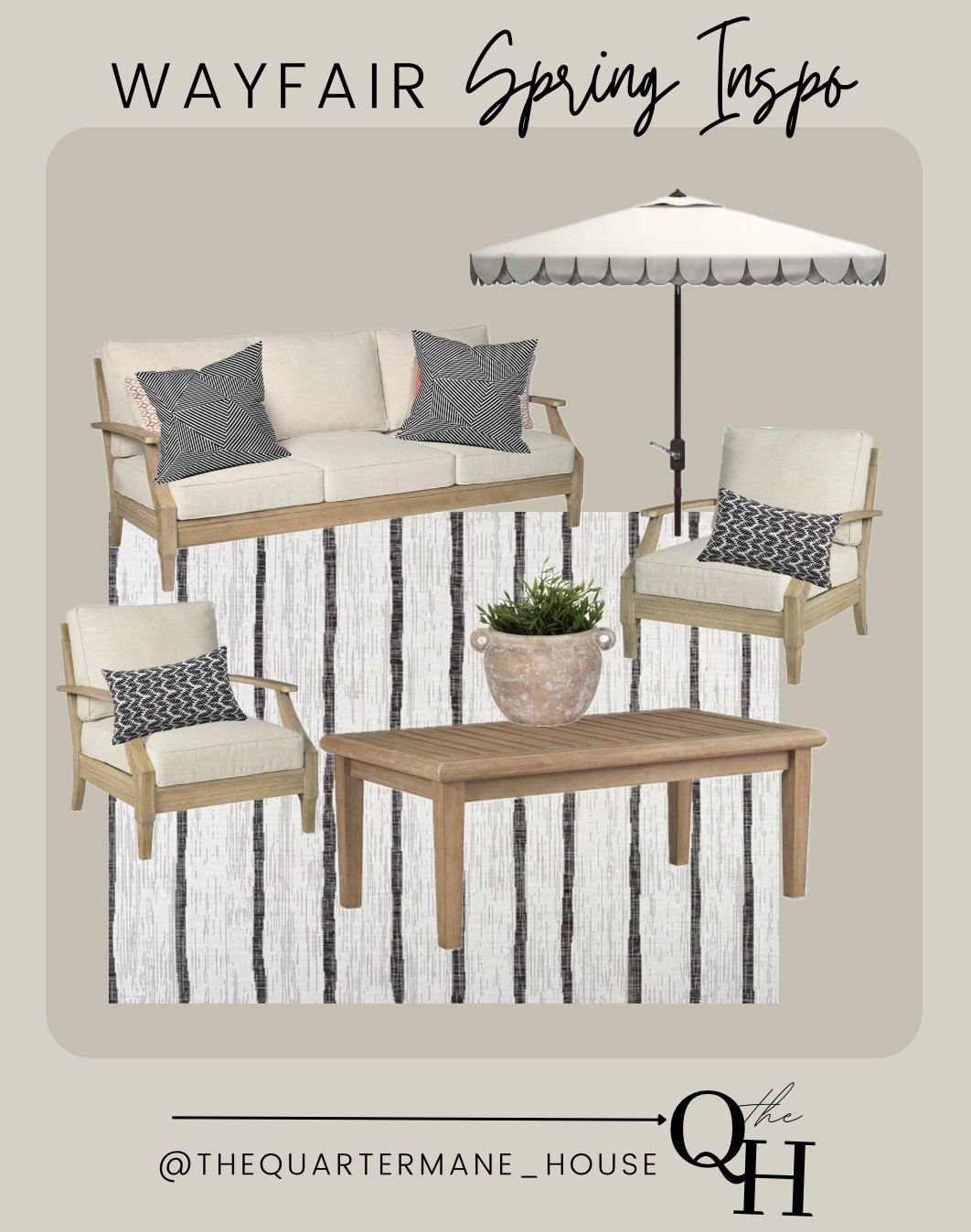 Shop my Wayfair outdoor favorites here! From rug, to umbrella, to coffee table & chairs…@Wayfair has it all🤗 #ad
#wayfair #wayfairpartner #outdoor #wishyouwerehere 


#LTKHome #LTKSeasonal