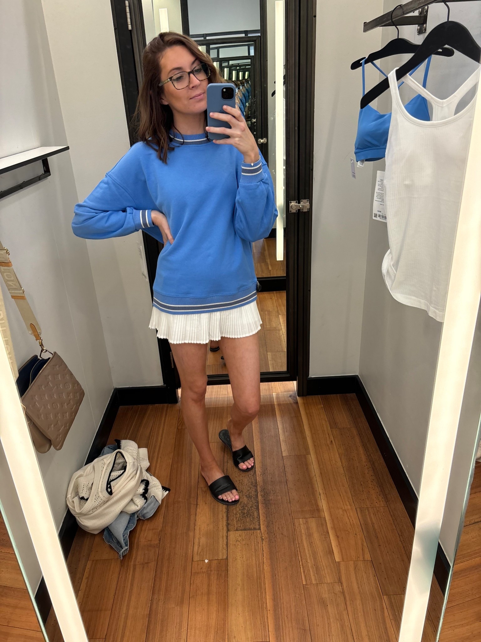 Lululemon white tennis skirt 

#LTKfitnessgoals #LTKFindsUnder100 #LTKActive