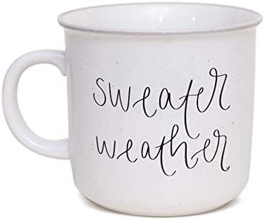 Amazon.com: Sweet Water Decor Fall Coffee Mugs | Seasonal 16oz Ceramic Campfire Coffee Cup | Micr... | Amazon (US)