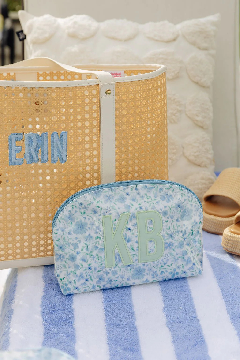 Clear Coated Pouch - Appliqué | Sprinkled With Pink