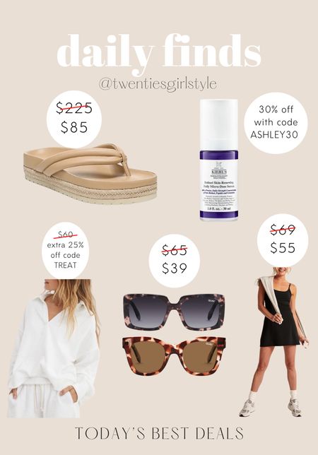 Daily Finds 🙌🏻🙌🏻

Aerie,  Kiehls, quay sunglasses and more on sale 

#LTKstyletip #LTKbeauty #LTKsalealert
