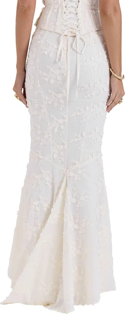 HOUSE OF CB Veronica Floral Mermaid Maxi Skirt | Nordstrom | Nordstrom