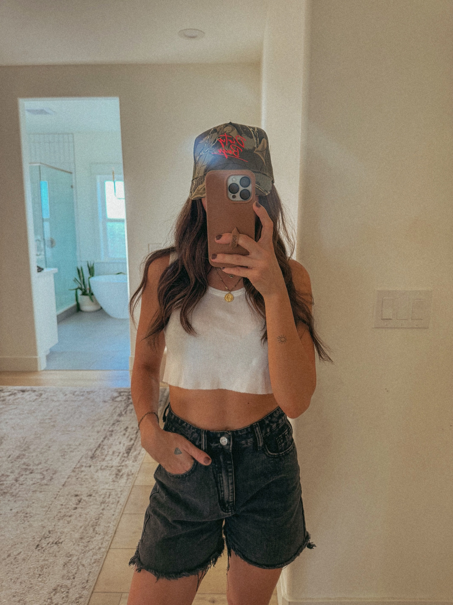 Camo hat outfit 