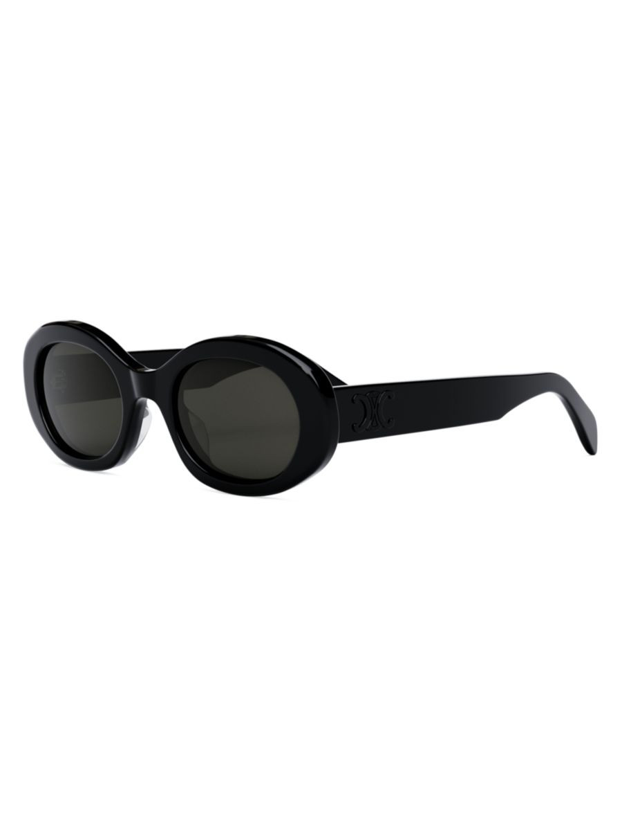 Triomphe 52MM Oval Sunglasses | Saks Fifth Avenue