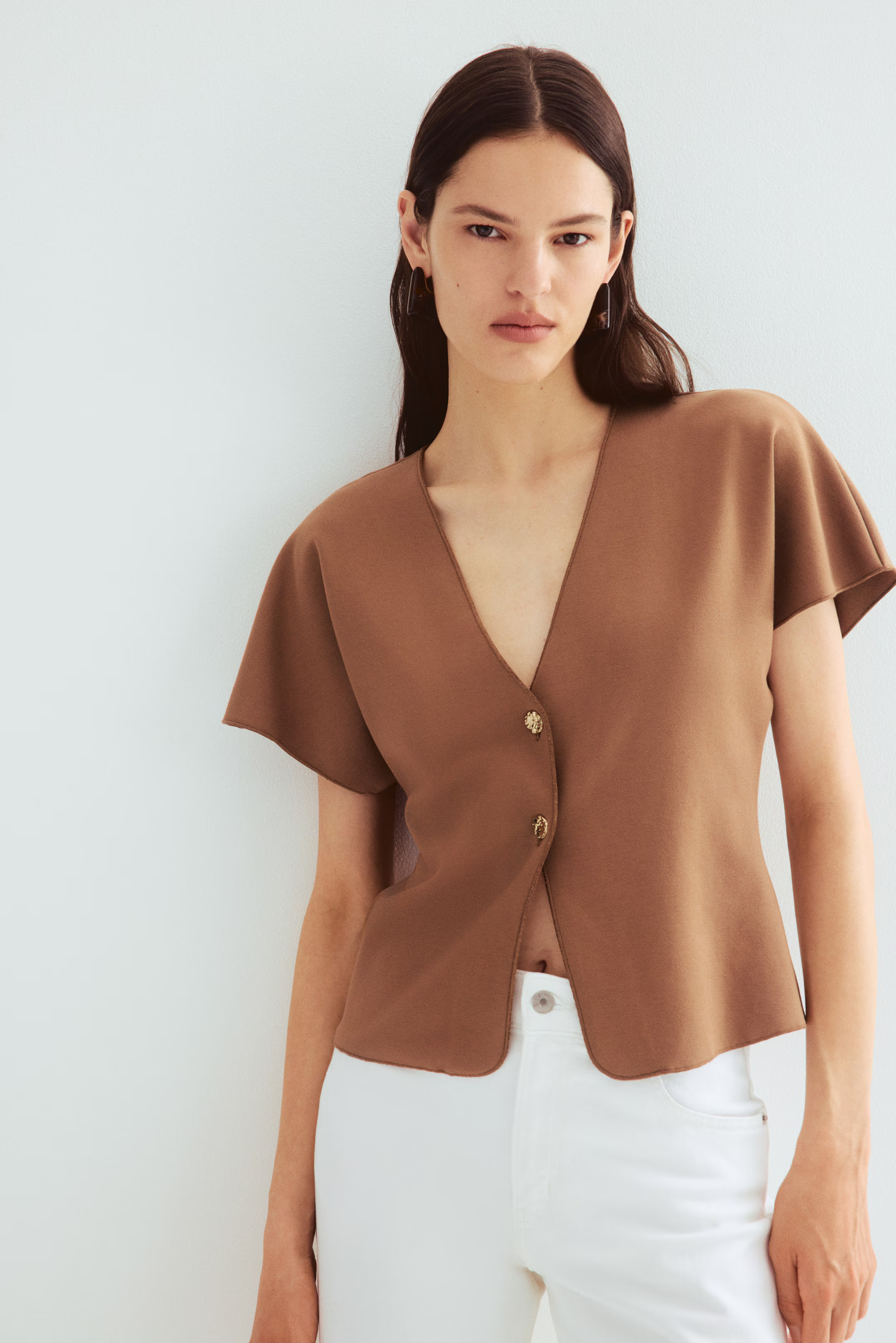 Batwing-sleeved cardigan | H&M (UK, MY, IN, SG, PH, TW, HK)