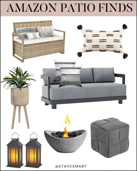 Outdoor patio home decor finds from amazon, amazon home finds, patio finds from Amazon 

#LTKHome