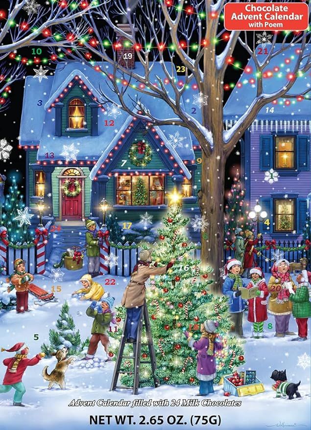 Vermont Christmas Company Christmas Cheer Chocolate Advent Calendar (Countdown to Christmas) | Amazon (US)