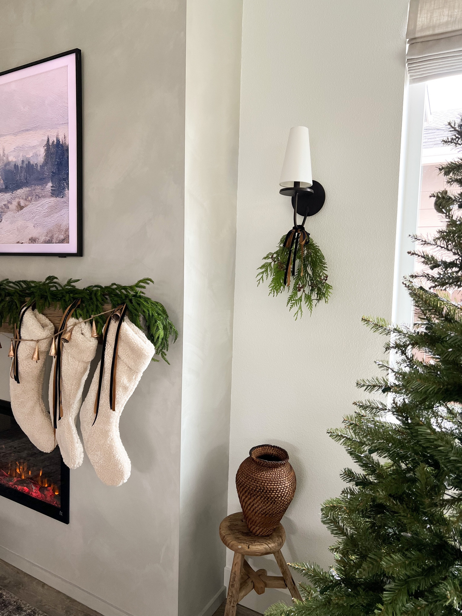 Christmas decor, sconces, Christmas mantel  

#LTKHoliday #LTKSeasonal #LTKhome