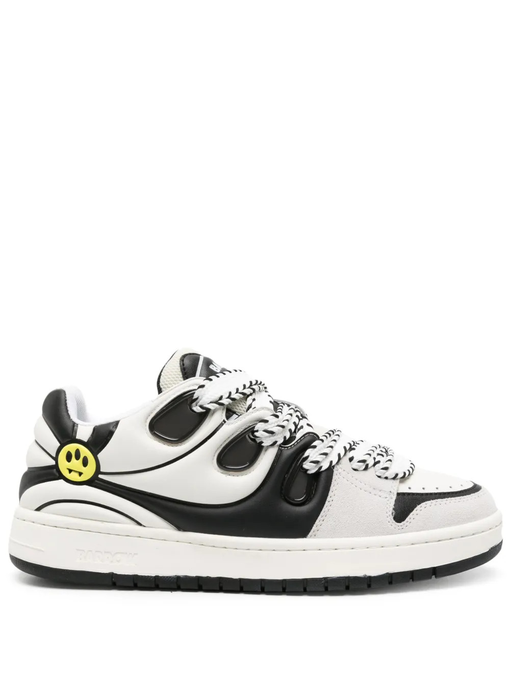 BARROW Ollie Leather Sneakers - Farfetch | Farfetch Global