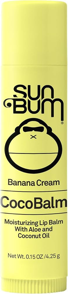 Sun Bum Banana Cream Cocobalm | Hydrating Lip Balm with Aloe | Hypoallergenic, Paraben Free, Sili... | Amazon (US)