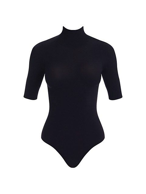 Short-Sleeve Turtleneck Bodysuit | Saks Fifth Avenue