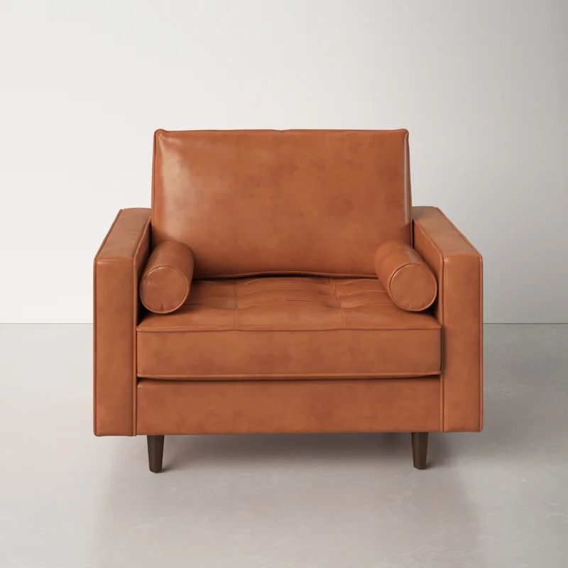 Hailee Genuine Leather Armchair | Wayfair North America