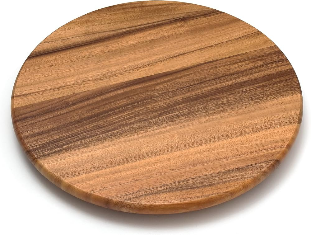 Lipper International Acacia Wood 16" Lazy Susan Kitchen Turntable | Amazon (US)