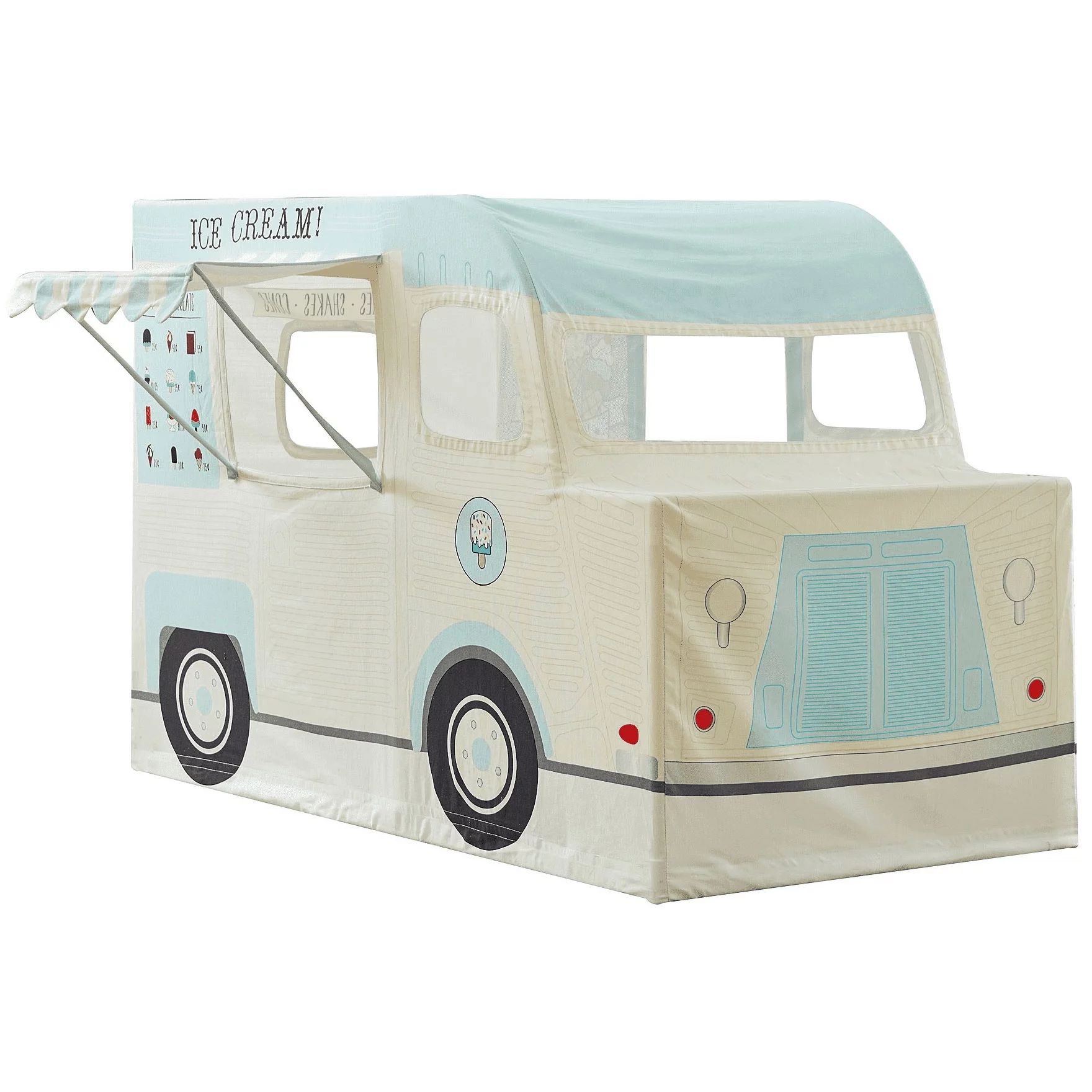 Asweets Indoor 59x32x40 In Children Kid Ice Cream Truck Pretend Play House Tent - Walmart.com | Walmart (US)