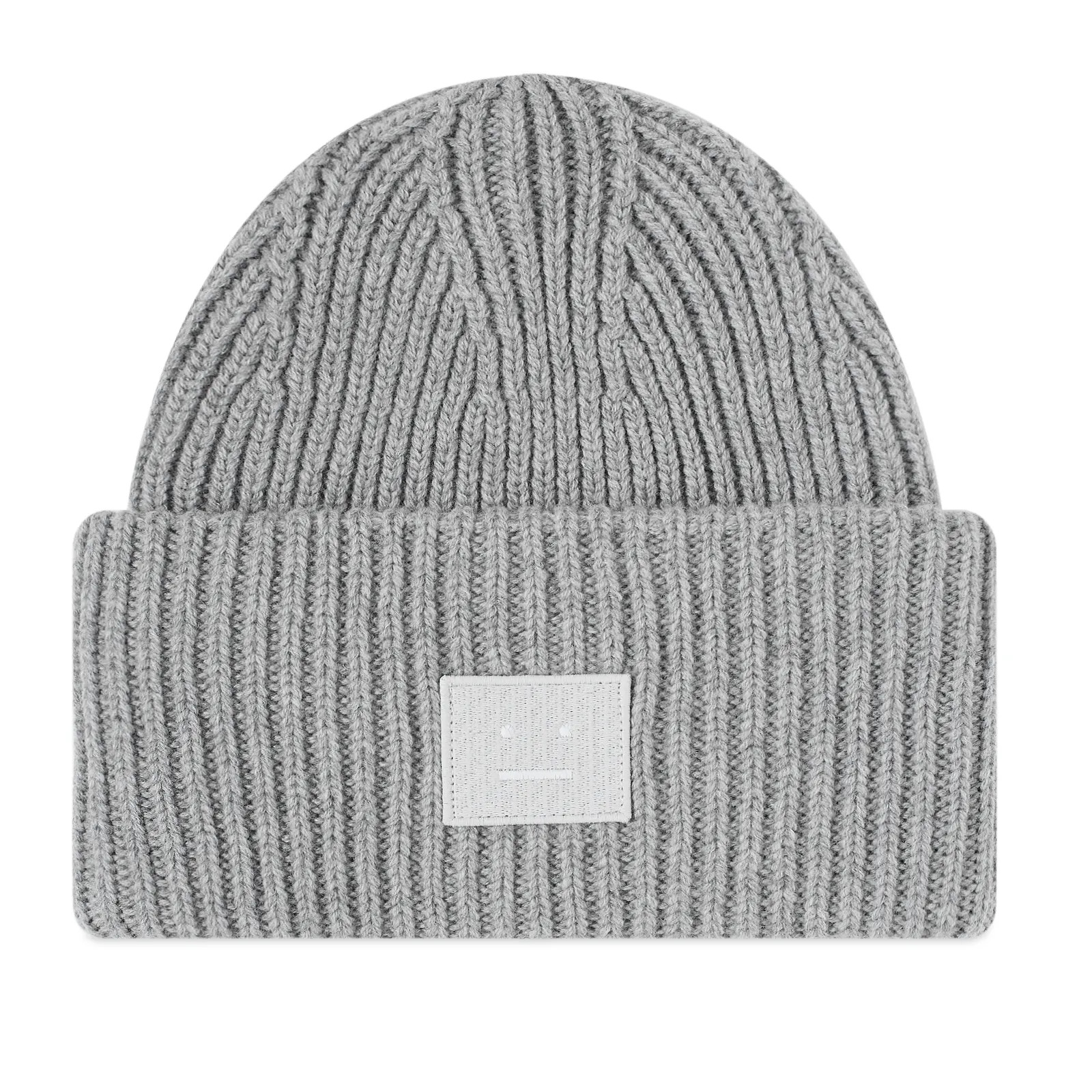 Acne Studios Pansy N Face Beanie Grey Melange | END. | End Clothing (US & RoW)