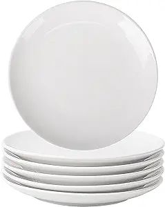 DELLING Dinner Plates Set of 6, 10 inch Ceramic Plates - Microwave, Oven, and Dishwasher Safe, Sc... | Amazon (US)