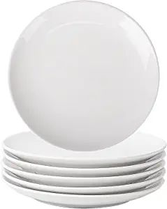 DELLING Dinner Plates Set of 6, 10 inch Ceramic Plates - Microwave, Oven, and Dishwasher Safe, Sc... | Amazon (US)