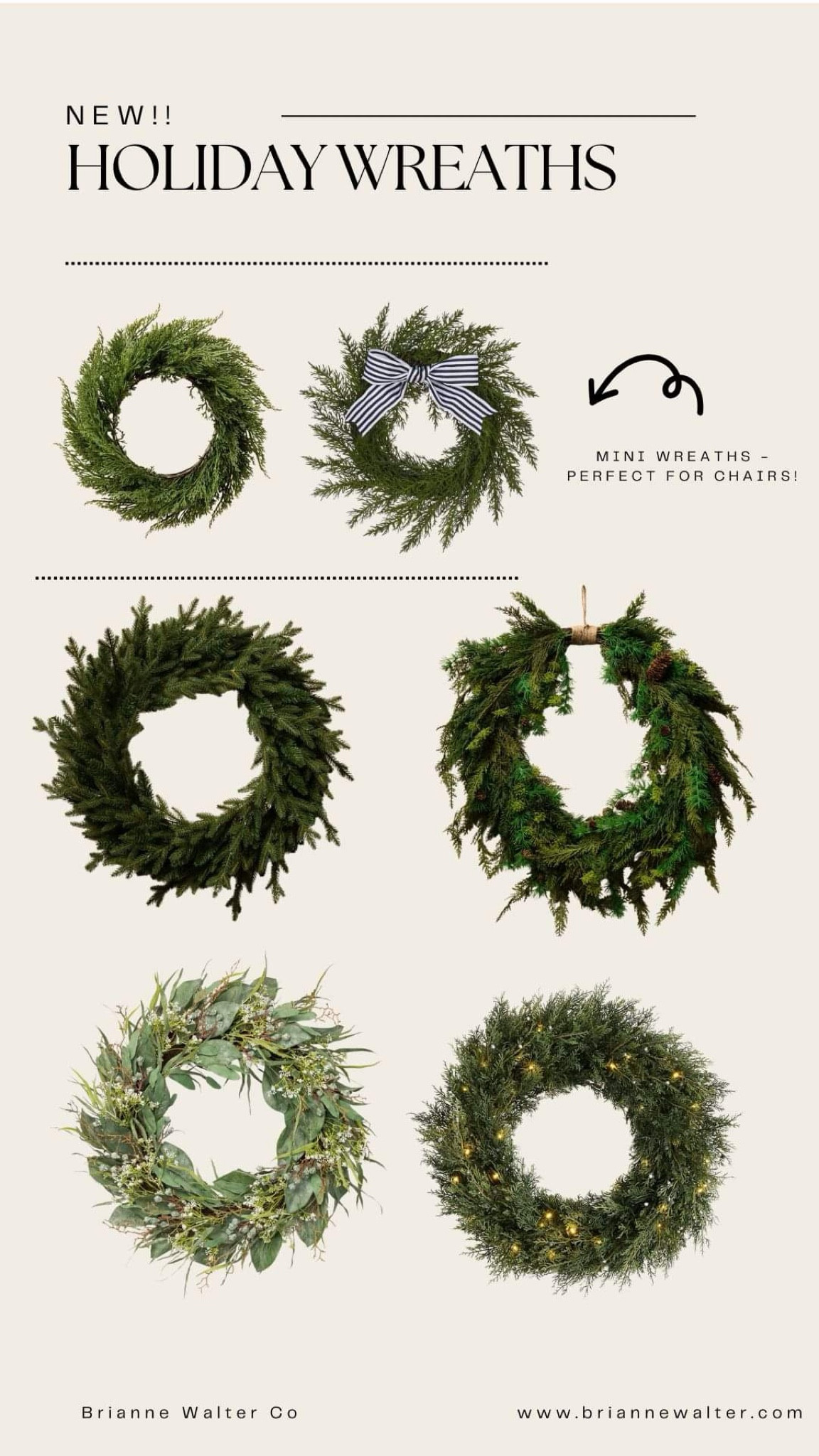 Holiday / Christmas Wreath Picks for both US AND Canada! 

Viral mini wreaths - perfect for adding that festive touch behind your dining room chairs and barstools 

Wreaths are such a versatile Christmas staple! Invest in good quality and it’ll last for years!! Truthfully: I’m loving these McGee and co ones 

Viral garland, viral wreath, Christmas must have, holiday picks, Christmas decor 2024, target, McGee and co, afloral, boujee on a budget, Amazon finds 

#LTKSeasonal #LTKHoliday #LTKSaleAlert