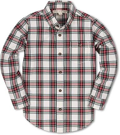 Amazon.com: Hope & Henry Boys' Long Sleeve Stretch Poplin Button Down Shirt: Clothing, Shoes & Je... | Amazon (US)