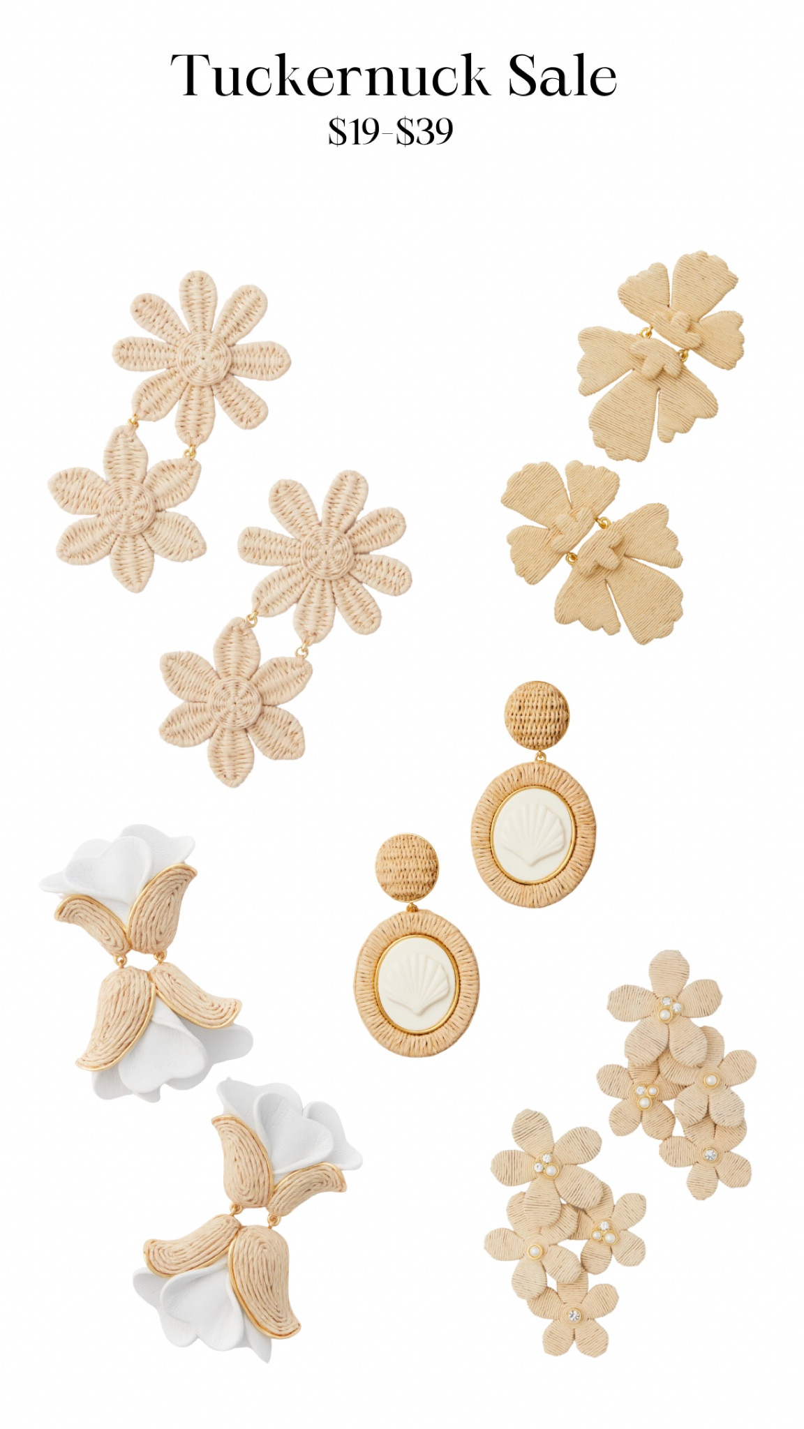 Raffia summer coastal earrings
Beach vacation vacay jewelry 
Tuckernuck sale 

#LTKSeasonal #LTKParties #LTKGiftGuide