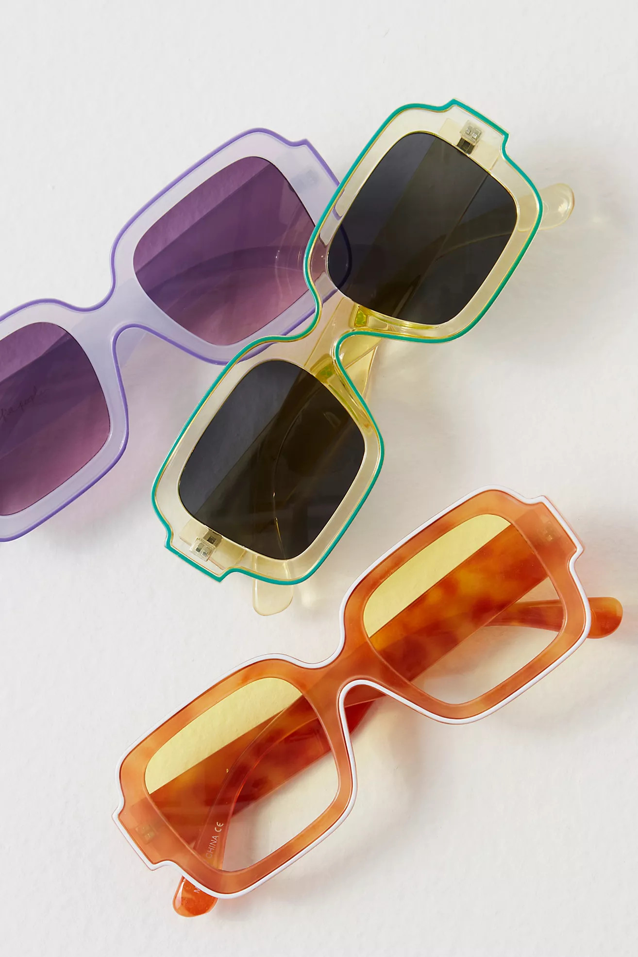 Shadow Side Square Sunglasses | Free People (Global - UK&FR Excluded)