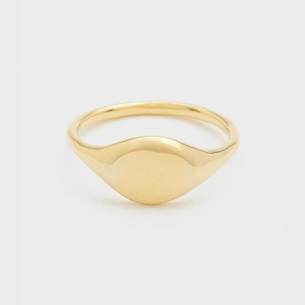Bespoke Signet Ring (Gold) | Gorjana