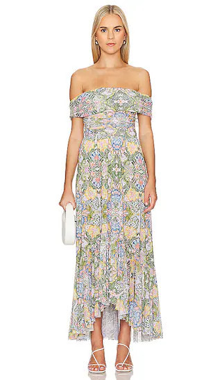 MISA Los Angeles Fiorella Dress in Green. - size S | Revolve Clothing (Global)