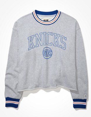 Tailgate Women's New York Knicks Tipped Sweatshirt | American Eagle Outfitters (US & CA)