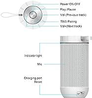 COMISO Bluetooth Speaker Portable Waterproof Outdoor Wireless Speakers with Enhanced Bass, Sync T... | Amazon (US)
