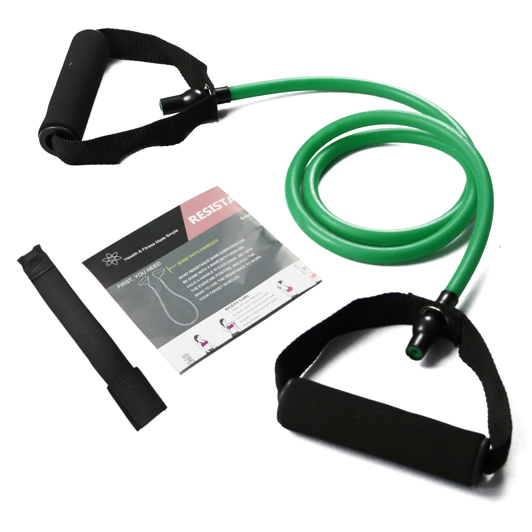 Resistance Bands with Handles, Single Resistance Bands, Exercise Bands with Handles, for Resistan... | Amazon (US)